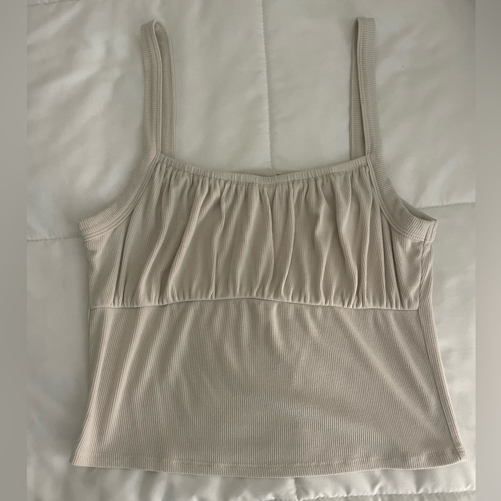 Beige Tank Top Size Medium